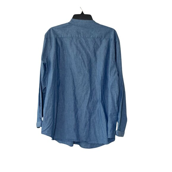 The Quacker Factory Angel Themed Cotton Button Up Shirt 1X Love Print Shacket - Picture 2 of 5